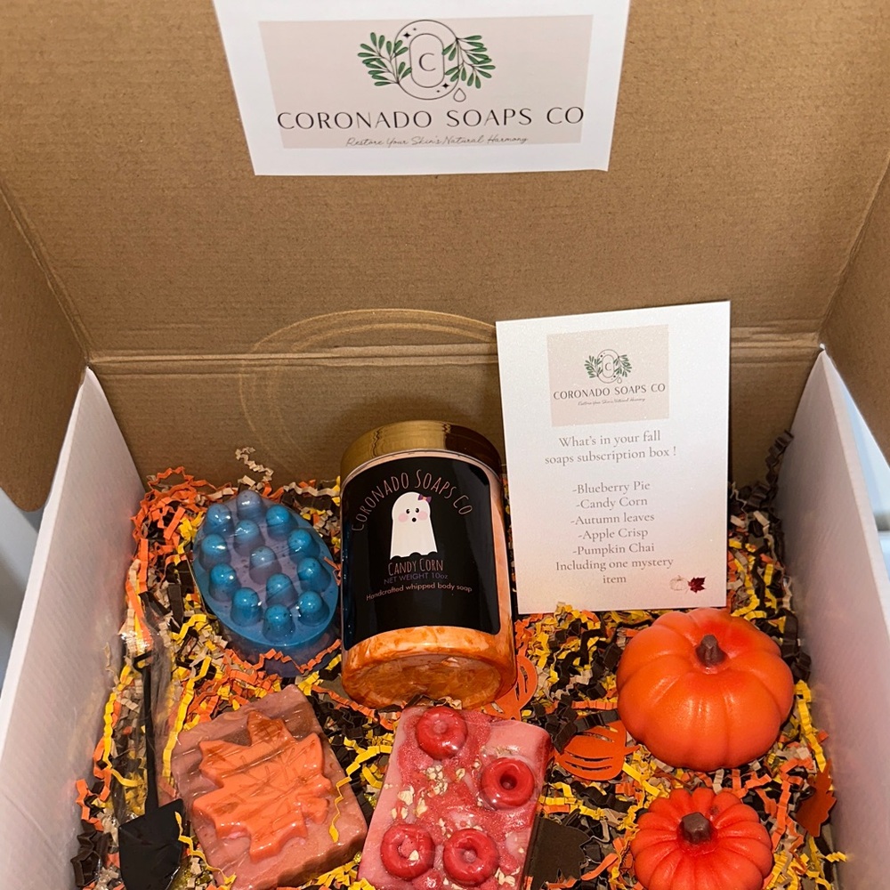 Fall Soap Subscription Box limited quantity